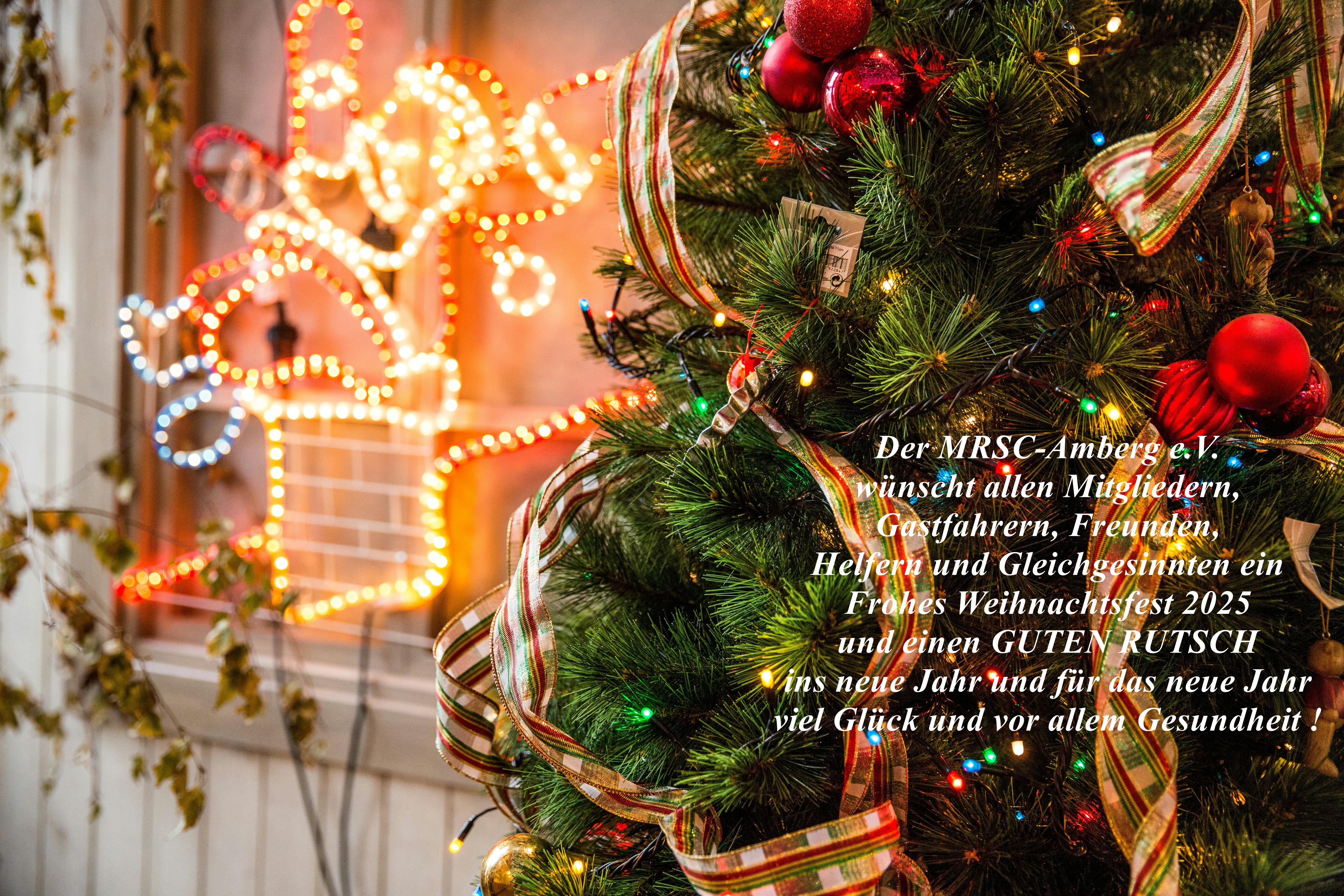Frohe Weihnachten und einen Guten Rutsch